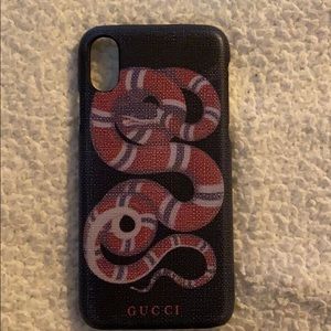 Gucci iPhone X cell phone case